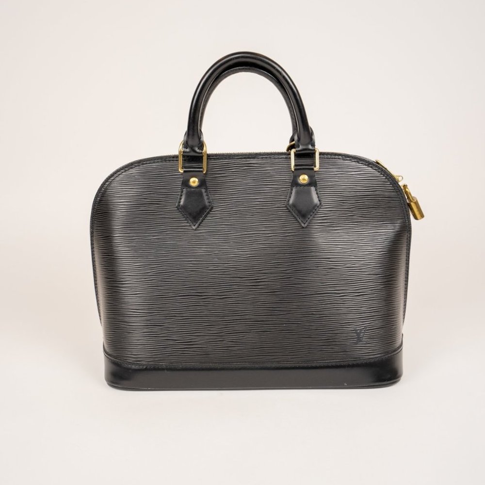 Louis Vuitton Alma Black Epi Tote